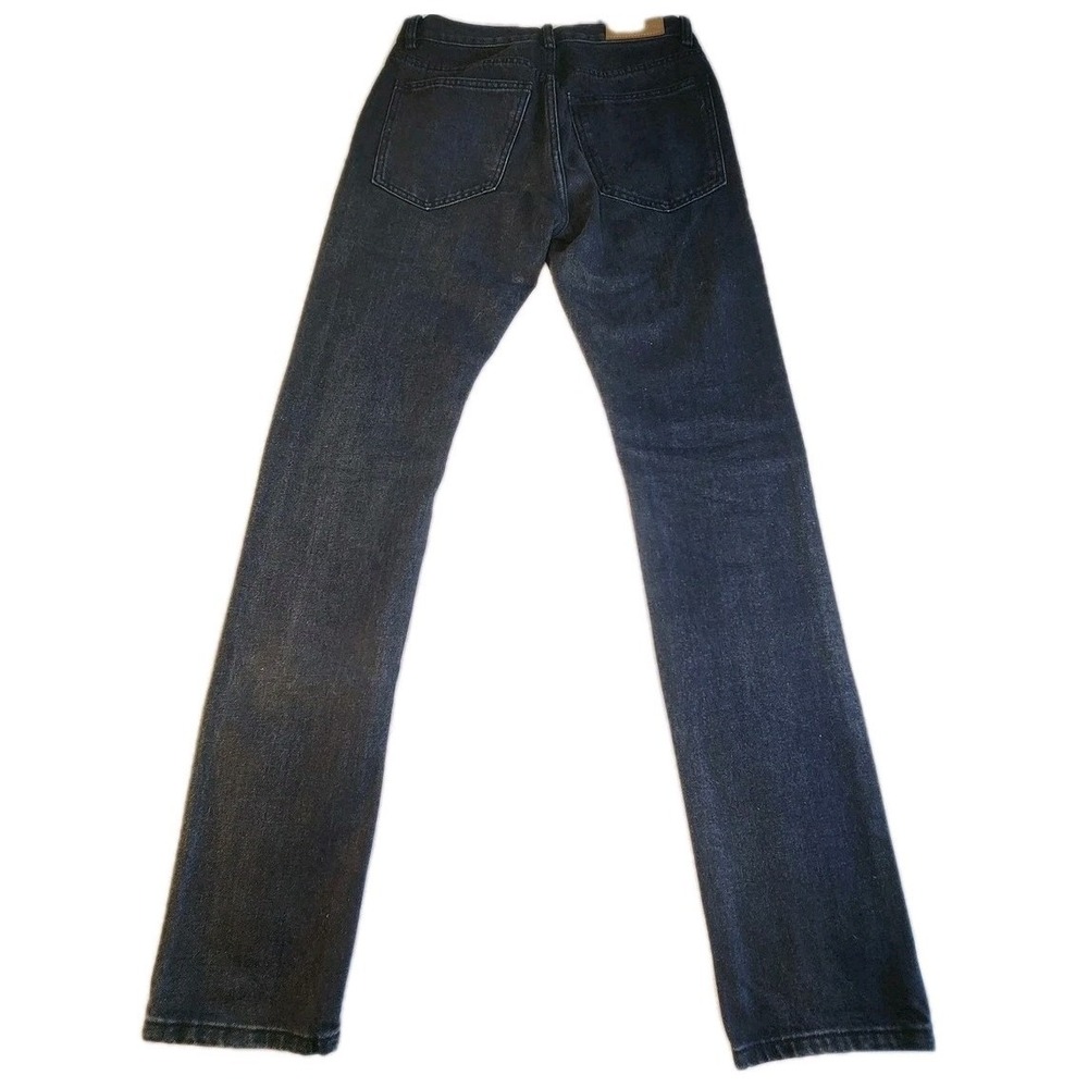 MNML Black Jeans with White Skeleton Bone Print - Picture 2 of 6